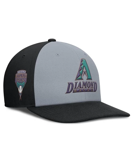 Мужская кепка Nike Arizona Diamondbacks, серо-черная