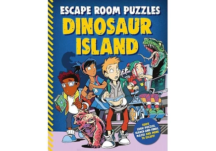 Книга Escape Room Puzzles: Dinosaur Island, Kingfisher