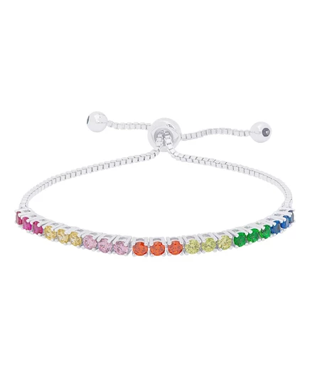Женский браслет Macy's Rainbow, серебристый