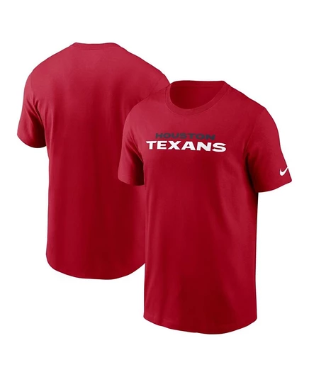 Мужская футболка Nike Houston Texans Primetime Wordmark, красная