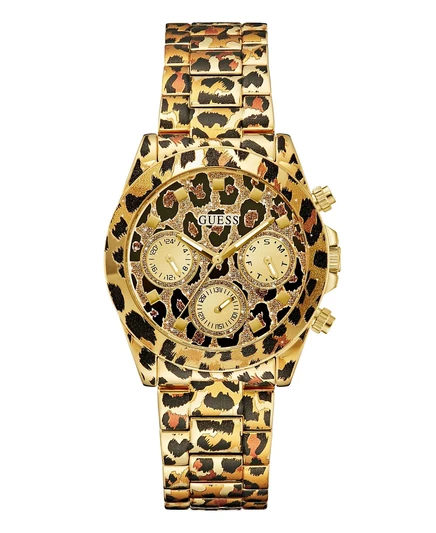  Женские многофункциональные часы Leopard Steel Watch 38 мм leopard