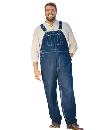 Джинсовый комбинезон Big & Tall от KingSize indigo