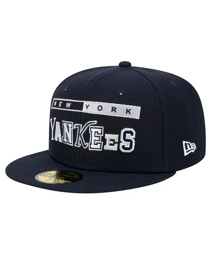 Мужская приталенная шляпа New Era темно-синего цвета New York Yankees Ransom 59FIFTY