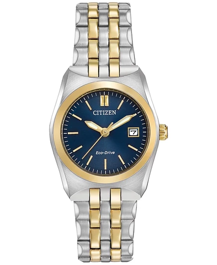 Женские часы Citizen Eco-Drive EW2294-53L 28 мм на браслете, двухцветные