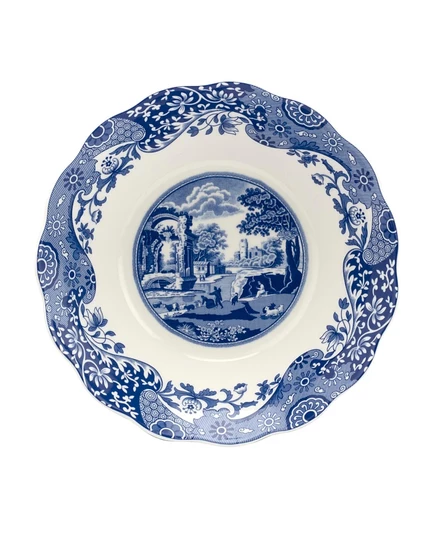 Сервировочная миска Spode Blue Italian Daisy 25 см, синяя
