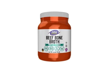 Бульон из говяжьих костей NOW Foods, 1,2 фунта, без цвета
