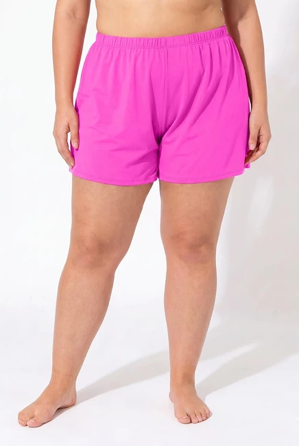 Женские плавки-шорты Swimsuits For All свободные, красные