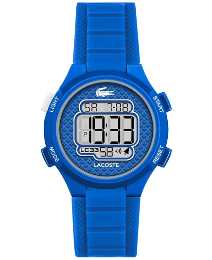 Часы Lacoste Kid's LC33 с синим силиконовым ремешком, 32,6 мм