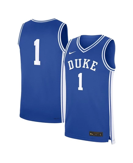 Мужская майка Nike Duke Blue Devils выездная, синяя