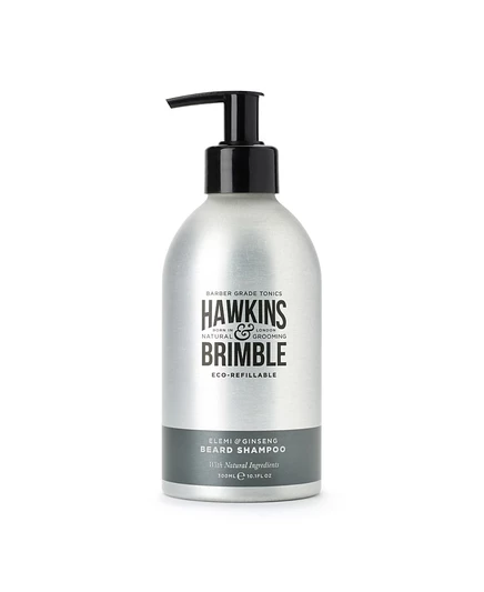 Шампунь для бороды Hawkins Brimble, 299 мл, серебристый