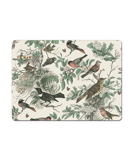Подставки CounterArt Honeybloom Birds 38×28 см, набор 4, разноцветные
