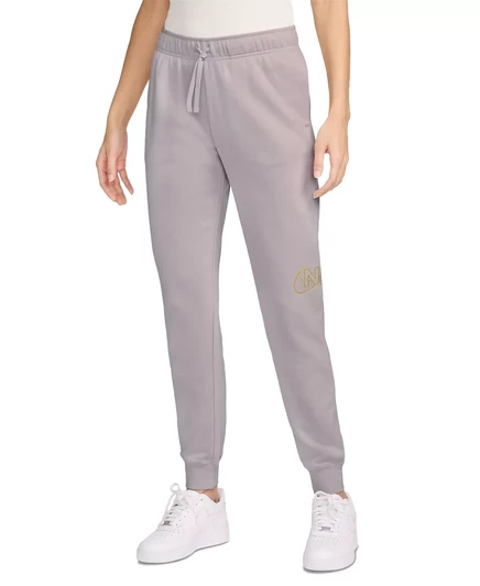  Женские джоггеры Club Fleece Shine со средней посадкой для бега трусцой pltvlt