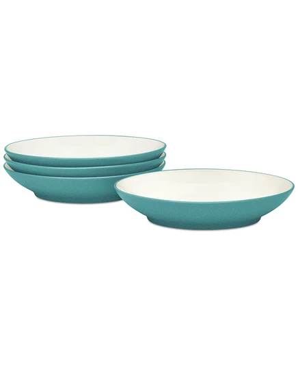 Миски для пасты Noritake ColorWave, 4 шт., бирюзовые