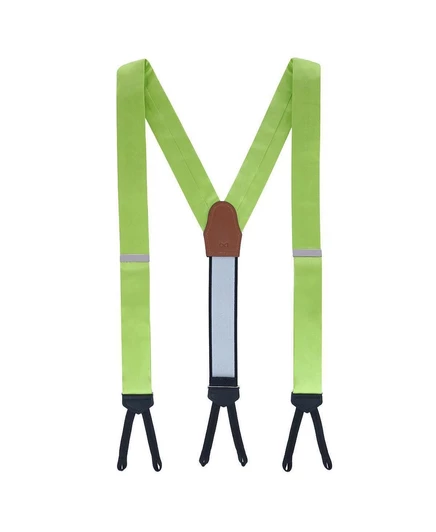 Мужские строгие подтяжки TRAFALGAR из однотонного шелка Sutton light green