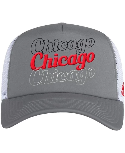 Женская бейсболка Adidas Chicago Blackhawks, серая