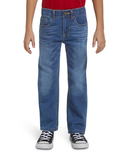Джинсы для мальчиков Levi's 514 прямые стрейч, синие
