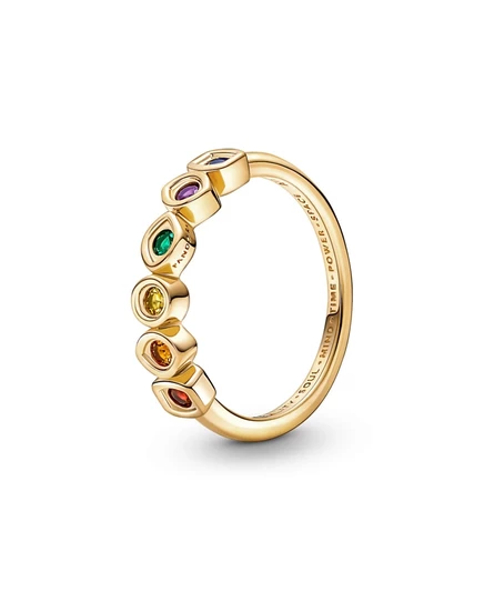 Женское кольцо Pandora Infinity Stones, позолоченное