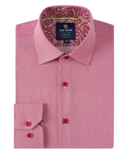 Мужская рубашка Tom Baine Slim Fit, красная