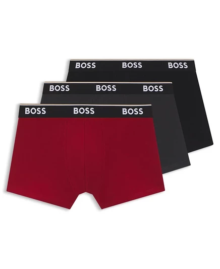 Мужские боксеры BOSS Power, 3 пары, разноцветные