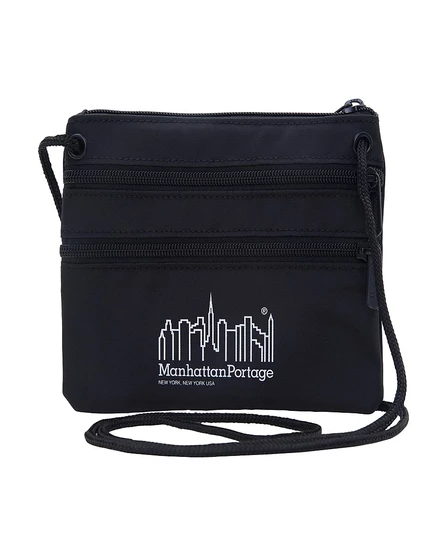 Женская сумка Manhattan Portage Triple Zipper, черная