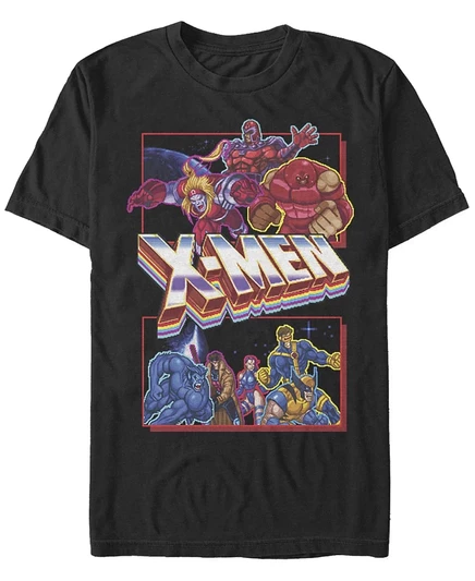 Мужская футболка с коротким рукавом Fifth Sun от X-Men Arcade Fight black