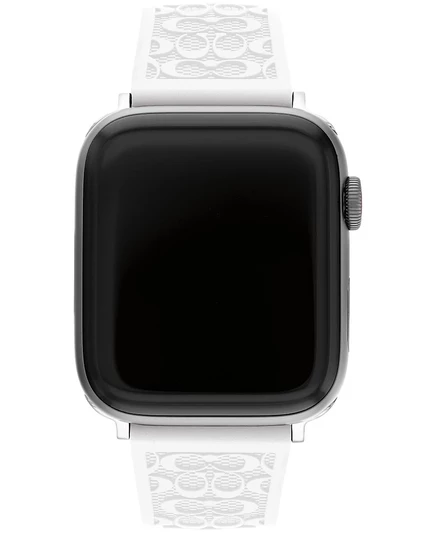 Ремешок для Apple Watch Coach 42/44/45 мм, белый