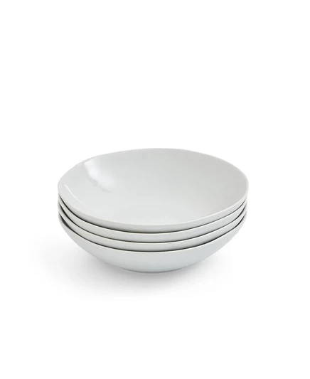 Тарелки для пасты Portmeirion Sophie Conran 22 см, серые, 4 шт