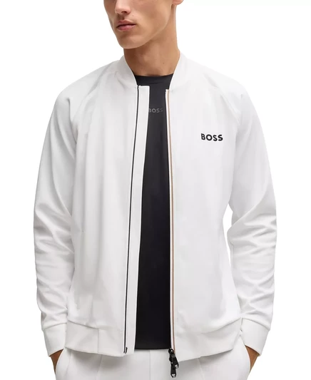 Мужская куртка с логотипом Hugo Boss X Matteo Berrettini  white