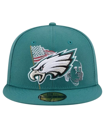 Мужская кепка New Era 59FIFTY State Stitch, зеленая