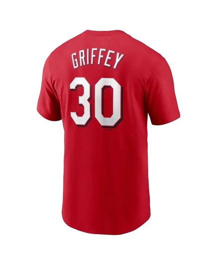 Мужская футболка Nike Ken Griffey Jr. Red Cincinnati Reds с фирменным номером Fuse от Nike red
