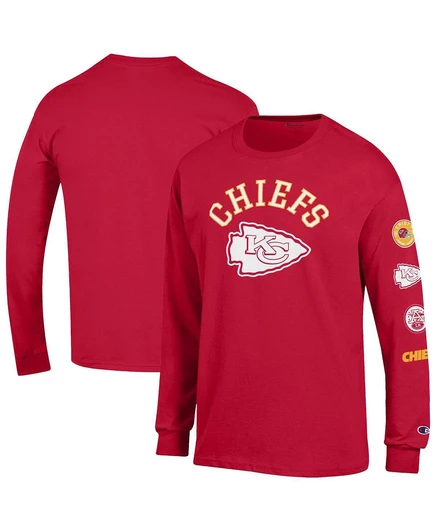 Мужская футболка Champion KC Chiefs с логотипом, красная