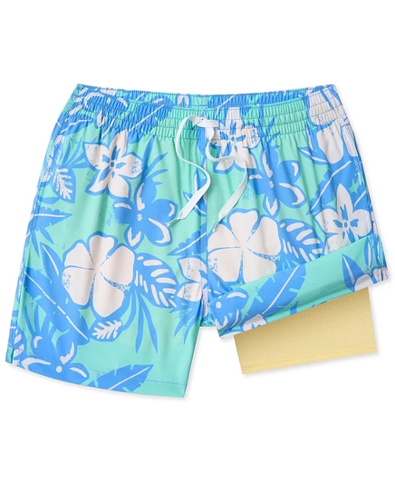 Мужские плавки Chubbies The Baja Breezies Classic 5,5 дюйма зеленого цвета