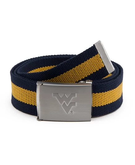 Мужской пояс из ткани Eagles Wings Mountaineers из Западной Вирджинии