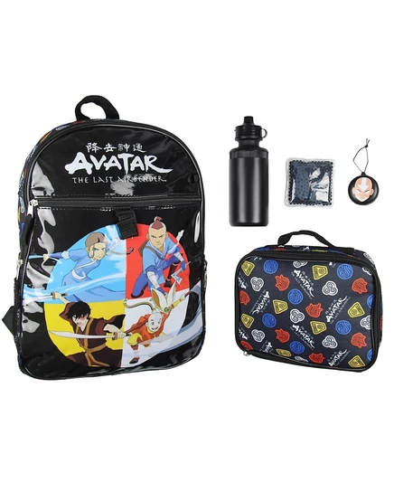 Рюкзак Avatar the last airbender 5 предметов, черный