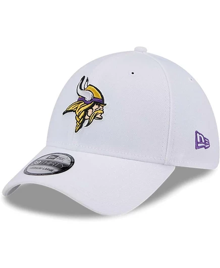 Мужская кепка New Era 39Thirty Minnesota Vikings, белая