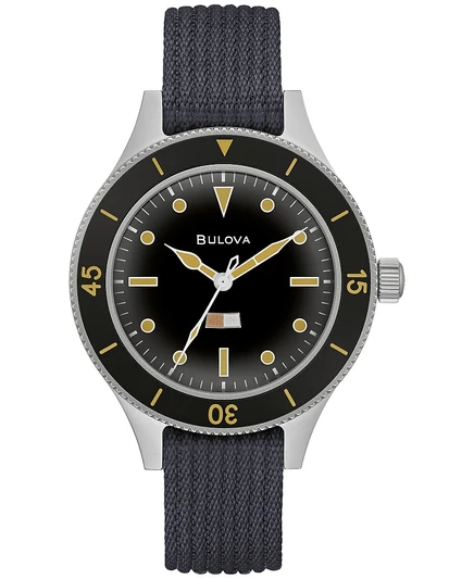 Мужские автоматические часы Bulova MIL-SHIPS-W-2181, 41 мм, синий
