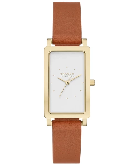 Женские часы Skagen Hagen, 22 мм, коричневый ремешок