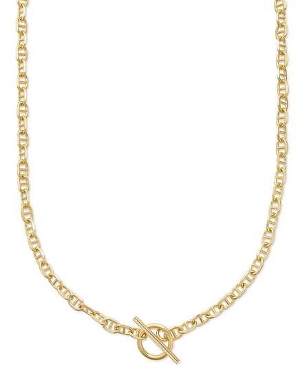 Колье Macy's Mariner 18″ позолоченное серебро, золотистое