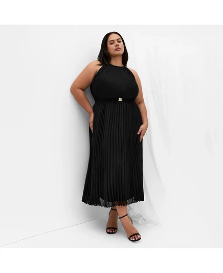 Женское платье City Chic Ruby midi больших размеров, черное