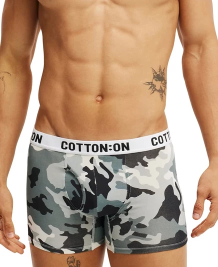 Мужские трусы Cotton On Regular Fit, серые