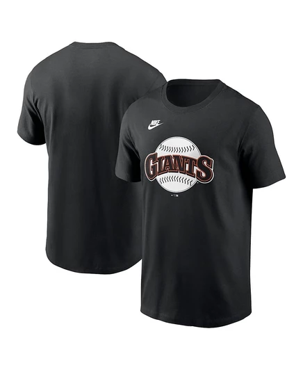 Мужская футболка Nike Cooperstown Giants, черная