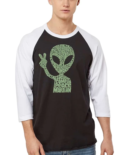 Мужская футболка LA Pop Art Alien, черная