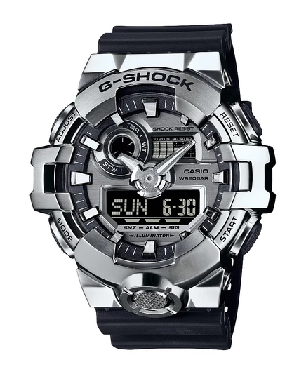 Мужские часы G-Shock GM700-1A кварцевые, 53,4 мм, черные