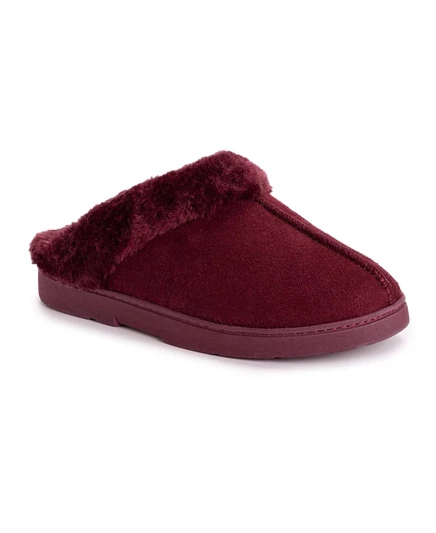 Женские сабо-тапочки MUK LUKS из искусственной замши, красные