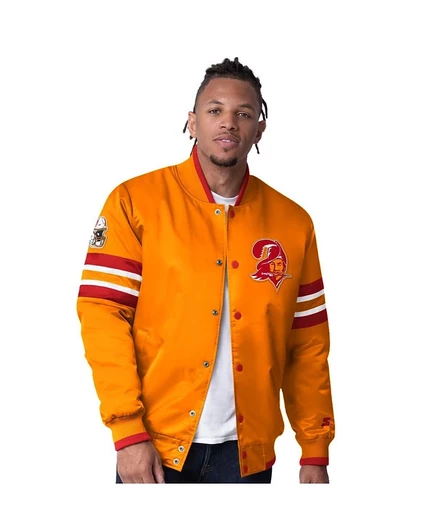 Мужская куртка Starter Tampa Bay Buccaneers, оранжевая