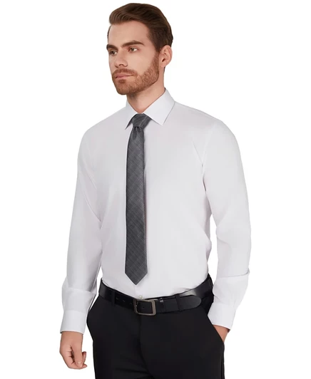 Мужская рубашка Alfani Slim-Fit Performance, белая