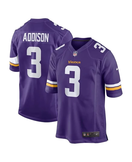 Мужская игровая футболка Nike Jordan Addison, фиолетовая