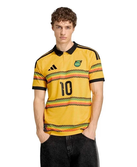 Мужская футболка Adidas Jamaica Home 10 Bob Marley, желтая