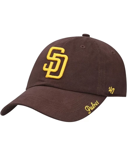 Женская кепка 47 Brand San Diego Padres, коричневая