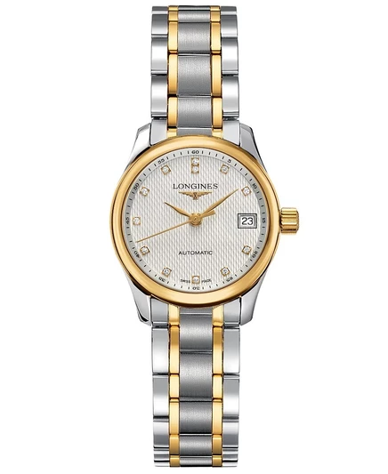 Женские часы Longines Master 26мм 18k/сталь бриллианты
